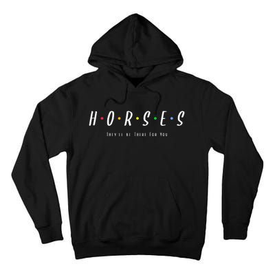 Horses Horseback Riding Equestrians Tall Hoodie