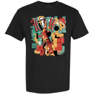 Hip Hop Retro Music Garment-Dyed Heavyweight T-Shirt