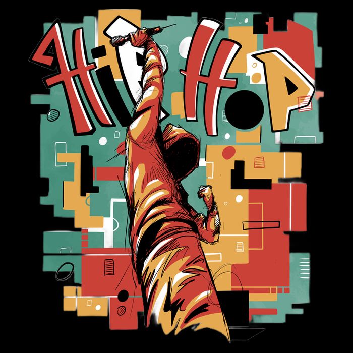 Hip Hop Retro Music City Backpack