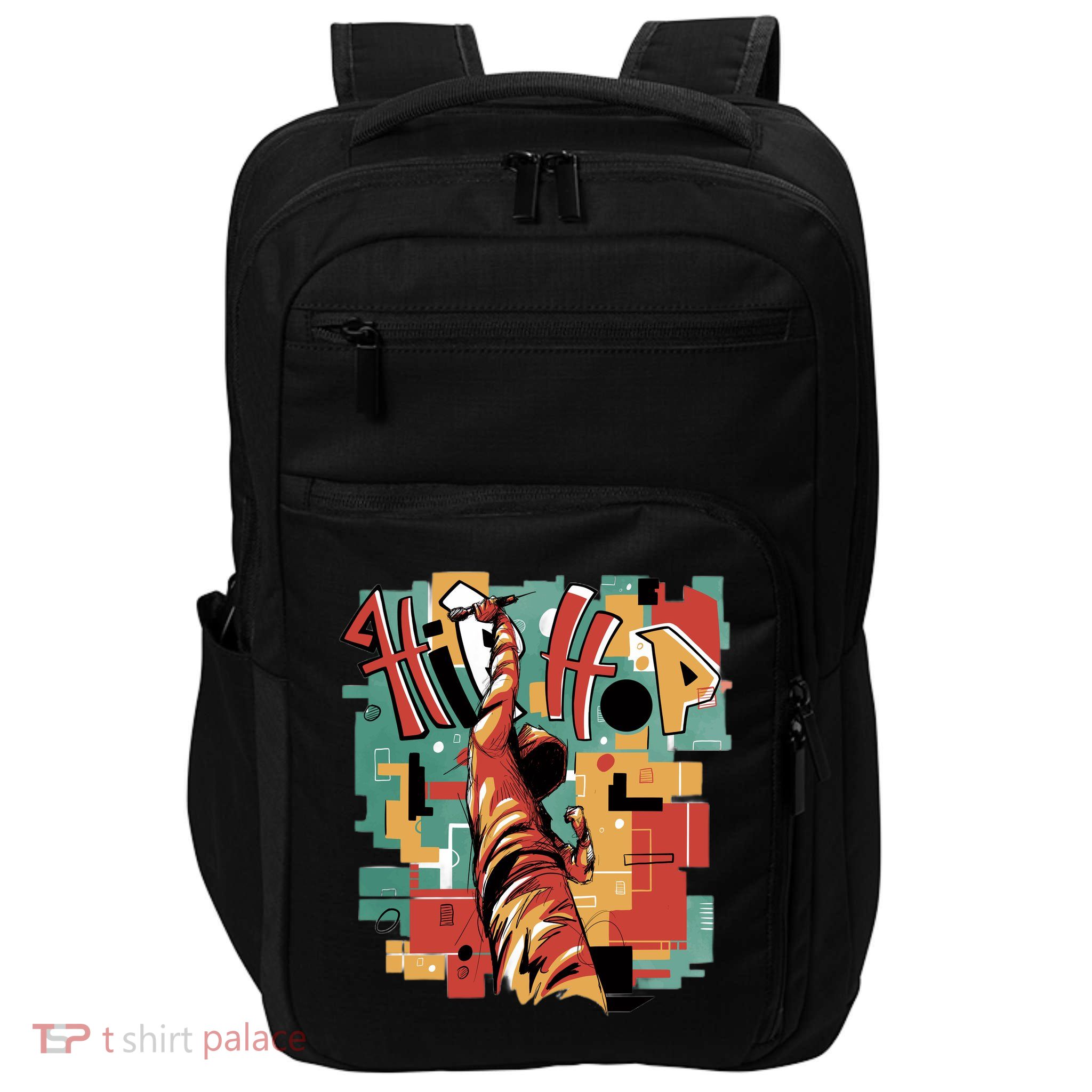 Hip Hop Retro Music Impact Tech Backpack