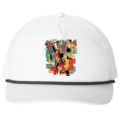 Hip Hop Retro Music Snapback Five-Panel Rope Hat