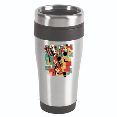 Hip Hop Retro Music 16oz Travel Tumbler