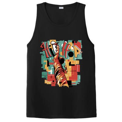 Hip Hop Retro Music PosiCharge Competitor Tank
