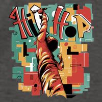 Hip Hop Retro Music Vector Backpack