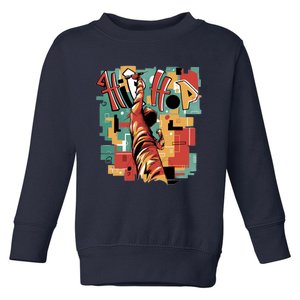 Hip Hop Retro Music Toddler Sweatshirt