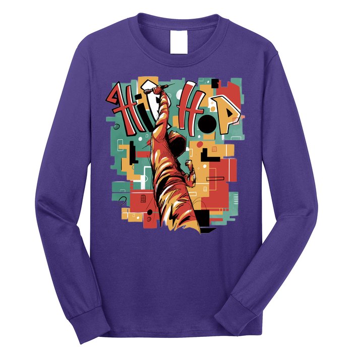 Hip Hop Retro Music Long Sleeve Shirt