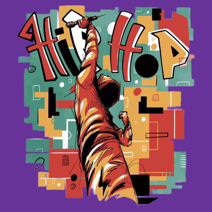 Hip Hop Retro Music Long Sleeve Shirt