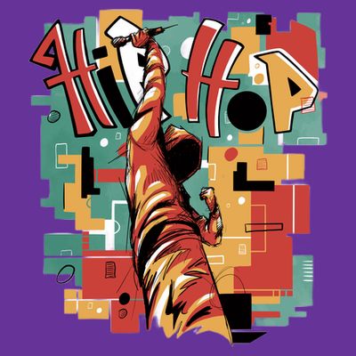 Hip Hop Retro Music T-Shirt
