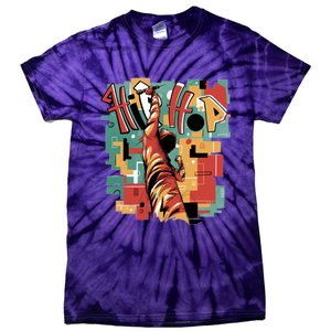 Hip Hop Retro Music Tie-Dye T-Shirt