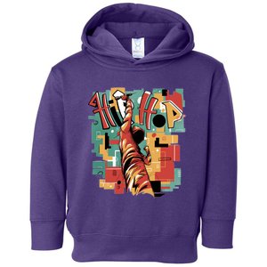 Hip Hop Retro Music Toddler Hoodie