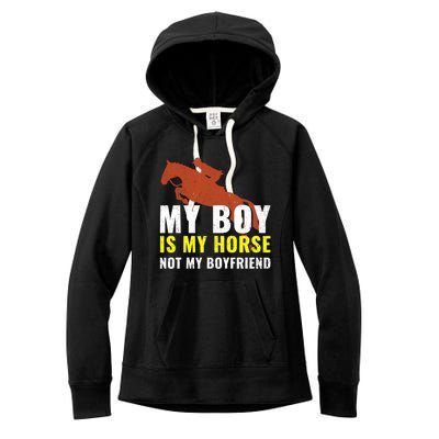 Horse Horseback Riding Gift Women's Fleece Hoodie