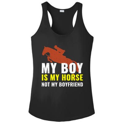 Horse Horseback Riding Gift Ladies PosiCharge Competitor Racerback Tank