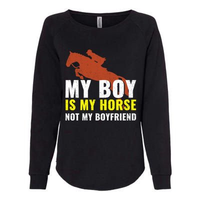 Horse Horseback Riding Gift Womens California Wash Sweatshirt