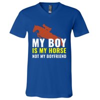 Horse Horseback Riding Gift V-Neck T-Shirt