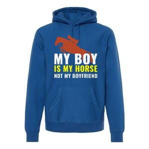 Horse Horseback Riding Gift Premium Hoodie