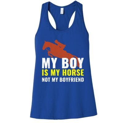 Horse Horseback Riding Gift Women's Racerback Tank