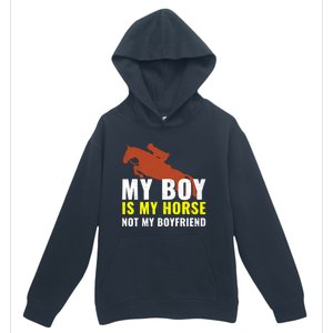 Horse Horseback Riding Gift Urban Pullover Hoodie