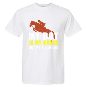 Horse Horseback Riding Gift Garment-Dyed Heavyweight T-Shirt