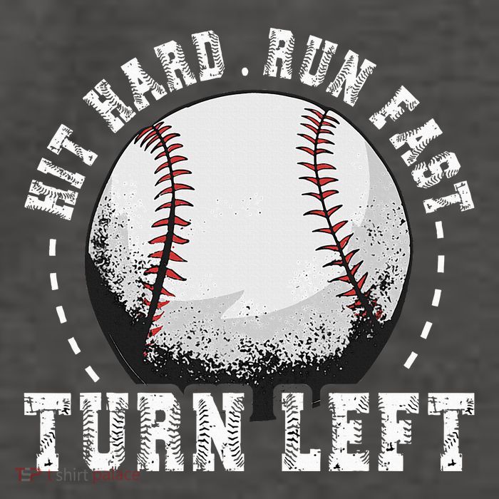 Hit Hard Run Fast Turn Left Baseball Player Vector Backpack