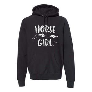 Horse Horseback Riding Equestrian Lover Gifts Premium Hoodie