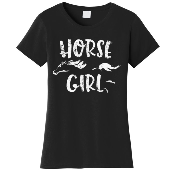 Horse Horseback Riding Equestrian Lover Gifts Women's T-Shirt