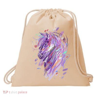 Horse  Horseback Riding Horse Lover Drawstring Bag