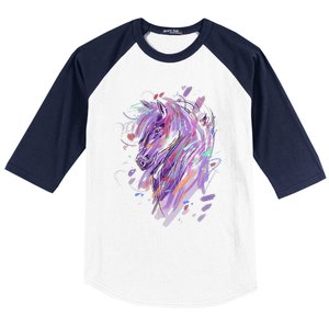 Horse  Horseback Riding Horse Lover Baseball Sleeve Shirt