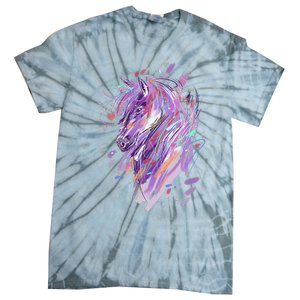 Horse  Horseback Riding Horse Lover Tie-Dye T-Shirt