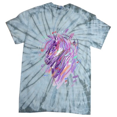 Horse  Horseback Riding Horse Lover Tie-Dye T-Shirt