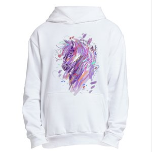 Horse  Horseback Riding Horse Lover Urban Pullover Hoodie