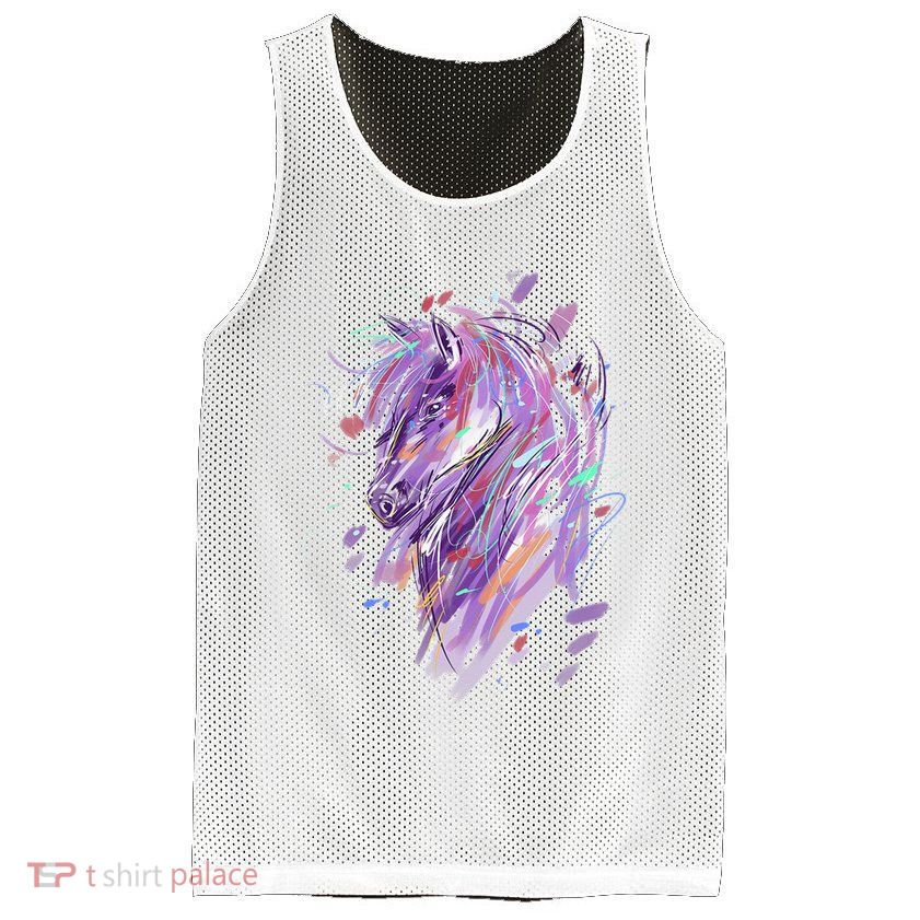 Horse  Horseback Riding Horse Lover Mesh Reversible Basketball Jersey Tank