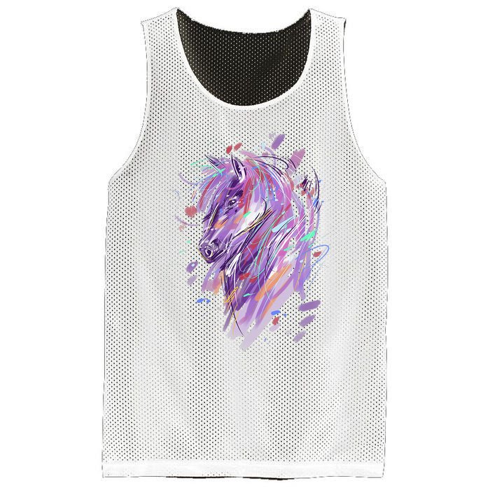 Horse  Horseback Riding Horse Lover Mesh Reversible Basketball Jersey Tank