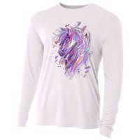 Horse  Horseback Riding Horse Lover Cooling Performance Long Sleeve Crew