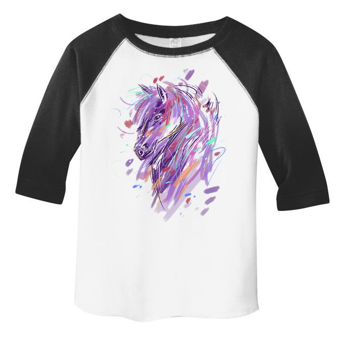 Horse  Horseback Riding Horse Lover Toddler Fine Jersey T-Shirt