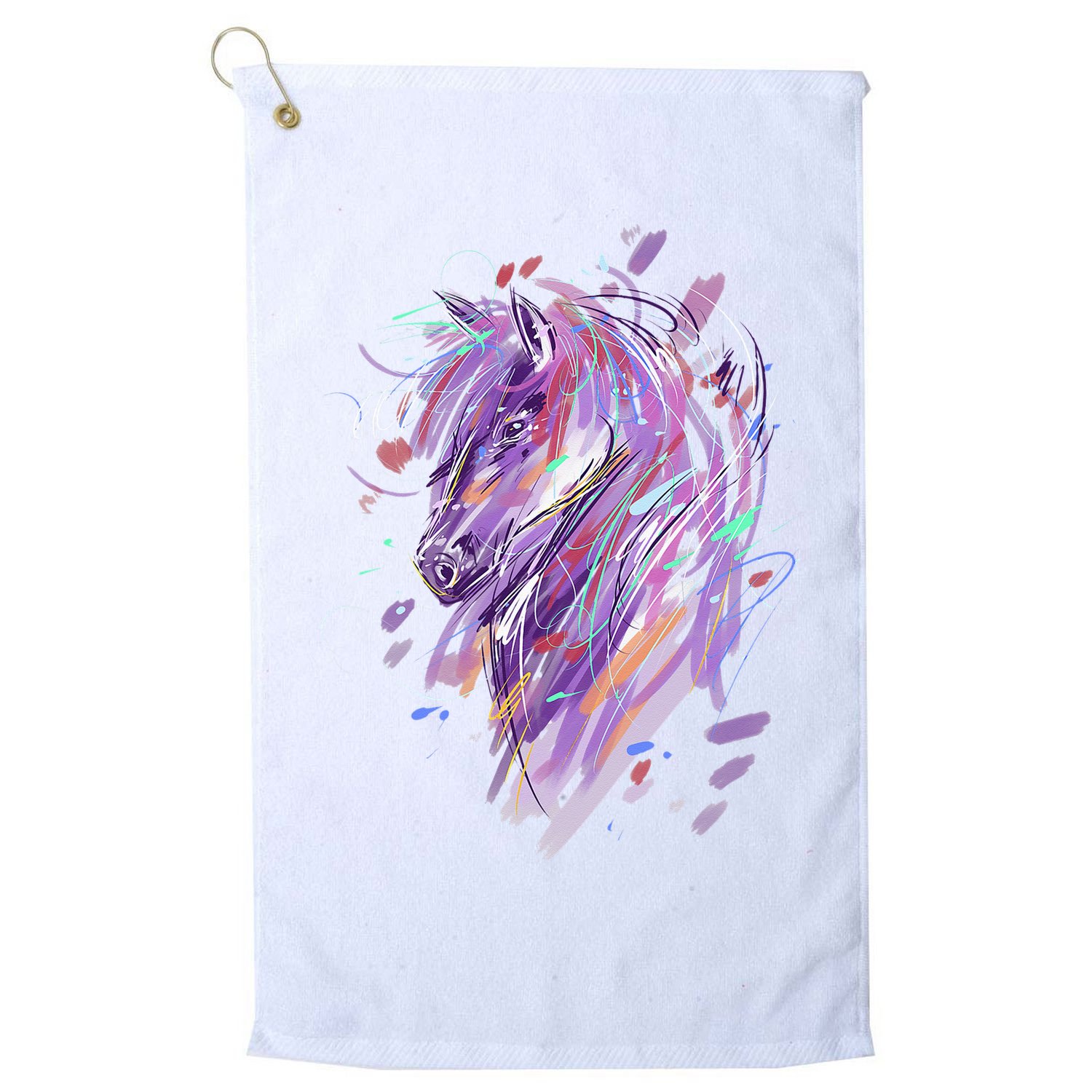 Horse  Horseback Riding Horse Lover Golf Towel