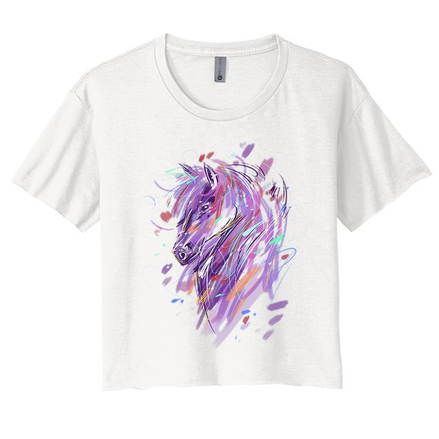 Horse  Horseback Riding Horse Lover Crop Top