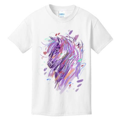 Horse  Horseback Riding Horse Lover Kids T-Shirt