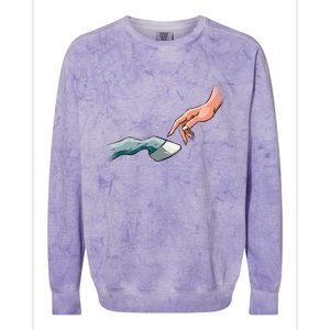 Horse Horseback Riding Great Gift Colorblast Crewneck Sweatshirt