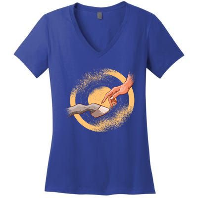 Horse Horseback Riding Gift Women's V-Neck T-Shirt