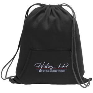 History Huh Red White And Royal Blue LGBT Pride Sweatshirt Cinch Pack Bag