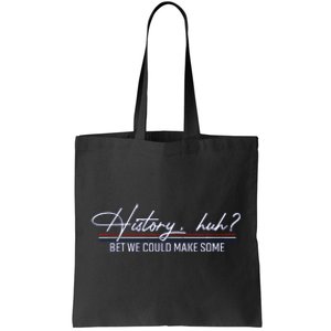 History Huh Red White And Royal Blue LGBT Pride Tote Bag