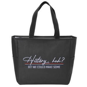 History Huh Red White And Royal Blue LGBT Pride Zip Tote Bag