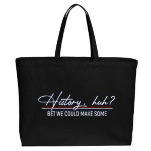 History Huh Red White And Royal Blue LGBT Pride Cotton Canvas Jumbo Tote