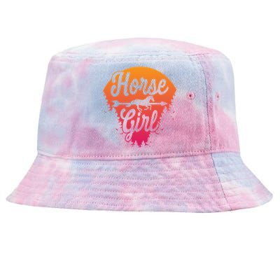 Horse Horseback Riding Gift Tie-Dyed Bucket Hat