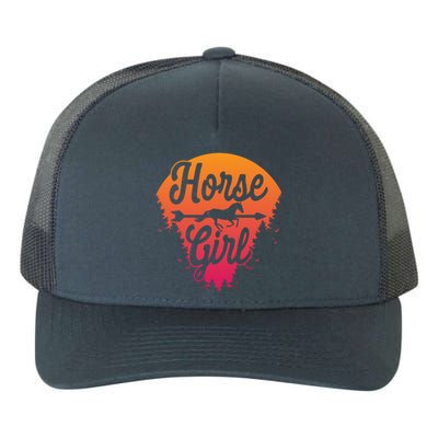 Horse Horseback Riding Gift Yupoong Adult 5-Panel Trucker Hat