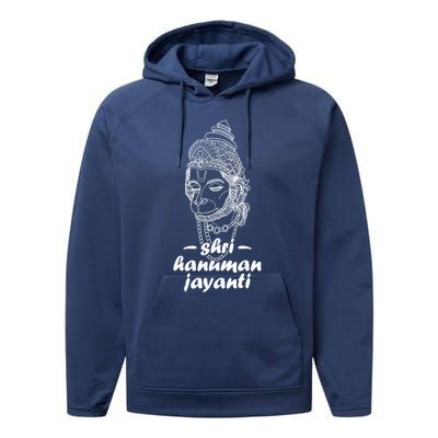 Hindu Hanu Religious Vanara Jai Meditation Buddhism India Cool Gift Performance Fleece Hoodie