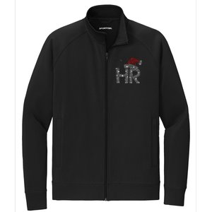 Hr Human Resource Jobs Funny Christmas Gift Stretch Full-Zip Cadet Jacket