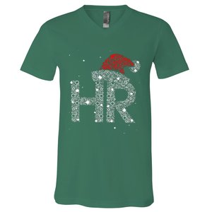 Hr Human Resource Jobs Funny Christmas Gift V-Neck T-Shirt