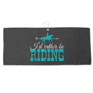 Horse Horseback Riding Gift Large Microfiber Waffle Golf Towel