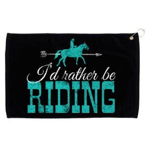 Horse Horseback Riding Gift Grommeted Golf Towel